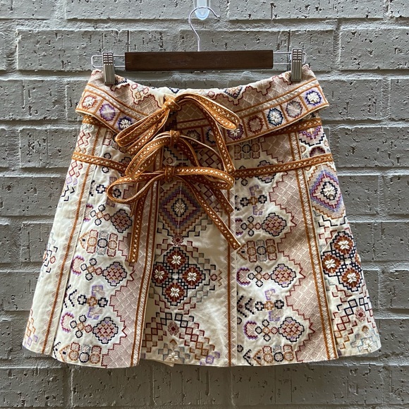 Ulla Johnson Dresses & Skirts - Ulla Johnson Shaia Embroidered Mini Skirt